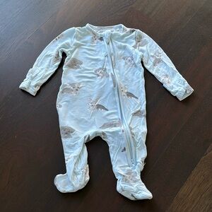 Angel Dear puppy 2 way zipper footie